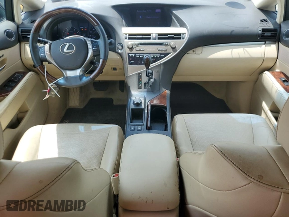 2015 Lexus RX 350 with VIN 2T2BK1BA0FC294296, listed as a Copart auction lot 63782675 with 104,037 mi miles and Salvage title. Bid and sale history available at DreamBid. Image 8.