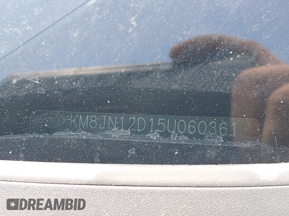 2005 Hyundai Tucson GLS with VIN KM8JN12D15U060361, listed as a IAAI auction lot 41915093 with Not Provided miles. Bid and sale history available at carsss.com. Image 9.