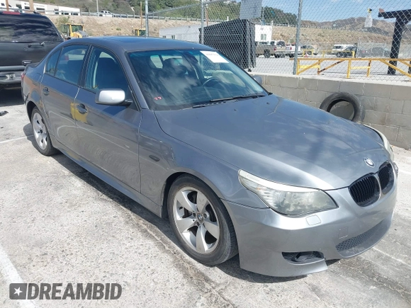 2008 BMW 5 Series 528i with VIN WBANU53568CT19750, listed as a IAAI auction lot 41697534 with 166,089 mi miles and . Bid and sale history available at DreamBid. Image 1.
