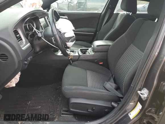 2019 Dodge Charger SXT with VIN 2C3CDXJG7KH545332, listed as a Copart auction lot 50178335 with 37,742 mi miles and Salvage Title. Bid and sale history available at DreamBid. Image 7.