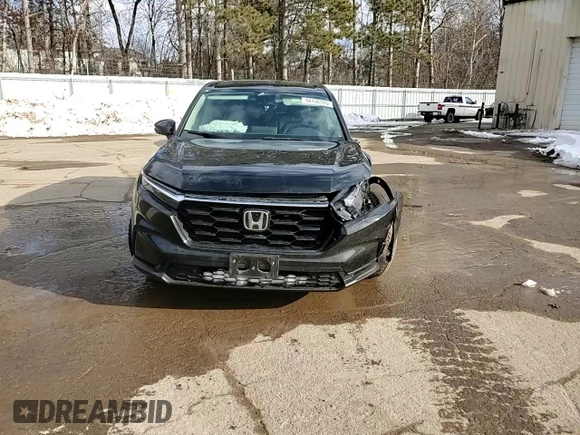 2023 Honda CR-V EX-L with VIN 5J6RS4H75PL001626, listed as a Copart auction lot 48156105 with 78,777 mi miles and Salvage Title. Bid and sale history available at carsss.com. Image 12.