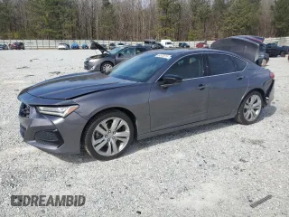 2021 Acura TLX w/Technology Package with VIN 19UUB6F47MA002693, listed as a Copart auction lot 44533915 with 63,987 mi miles and Salvage Title. Bid and sale history available at carsss.com. Image 1.