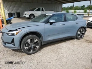 2023 Polestar 2 with VIN YSMEG3KA6PL157392, listed as a Copart auction lot 51715165 with 22,495 mi miles and Non Repairable. Bid and sale history available at carsss.com. Image 1.
