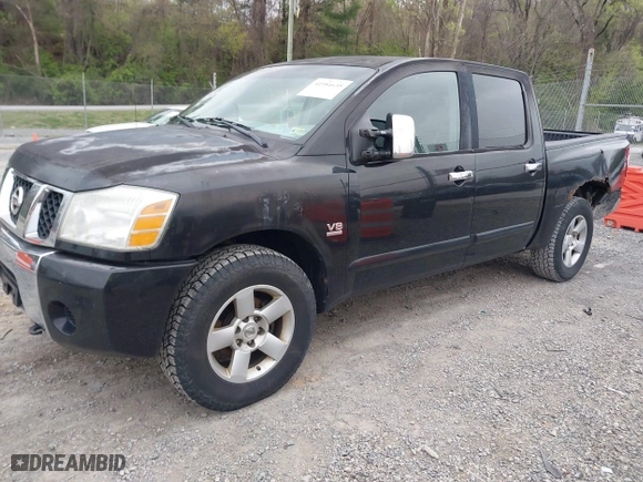 2004 Nissan Titan LE with VIN 1N6AA07BX4N533701, listed as a IAAI auction lot 41984635 with 119,191 mi miles. Bid and sale history available at carsss.com. Image 17.
