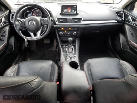 2014 Mazda 3 S Grand Touring with VIN JM1BM1W33E1198031, listed as a Copart auction lot 50879285 with 130,661 mi miles and Salvage Title. Bid and sale history available at DreamBid. Image 8.