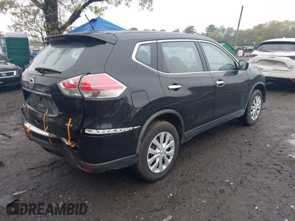 2015 Nissan Rogue SV with VIN KNMAT2MV9FP588090, listed as a IAAI auction lot 42132606 with 107,518 mi miles and . Bid and sale history available at carsss.com. Image 4.