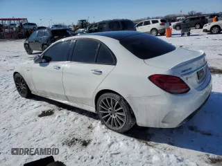 2017 Mercedes-Benz C 43 AMG with VIN 55SWF6EB2HU198159, listed as a Copart auction lot 44592335 with 101,243 mi miles and Clean Title. Bid and sale history available at DreamBid. Image 2.