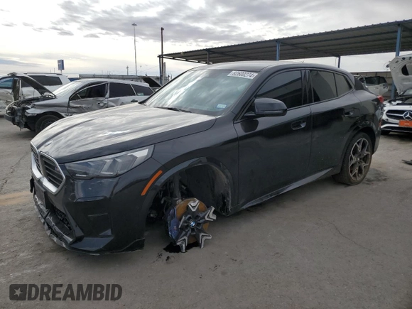 2024 BMW X2 M35i with VIN WBX83GM01R5Y59484, listed as a Copart auction lot 82600274 with 7,883 mi miles and Clean Title. Bid and sale history available at carsss.com. Image 1.