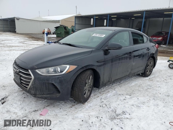 2017 Hyundai Elantra SE z VIN 5NPD84LFXHH172844, wystawiony jako Copart lot #45418985 z przebiegiem 96 169 mil mil oraz Szkoda całkowita • Salvage title. Historia ofert i sprzedaży dostępna na DreamBid. Obrazek 1.