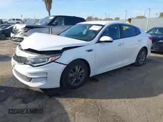 2016 Kia Optima LX Turbo with VIN 5XXGT4L15GG022697, listed as a IAAI auction lot 41410728 with 72,628 mi miles. Bid and sale history available at carsss.com. Image 17.