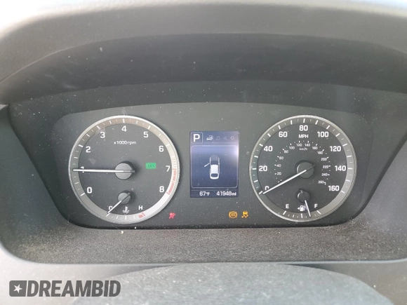 2016 Hyundai Sonata 2.4L with VIN 5NPE24AF2GH292743, listed as a Copart auction lot 52705145 with 41,948 mi miles and Salvage Title. Bid and sale history available at carsss.com. Image 9.