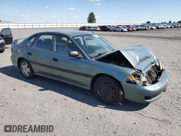 2002 Subaru Legacy L with VIN 4S3BE635526206144, listed as a Copart auction lot 64995045 with 172,886 mi miles and Salvage title. Bid and sale history available at DreamBid. Image 4.