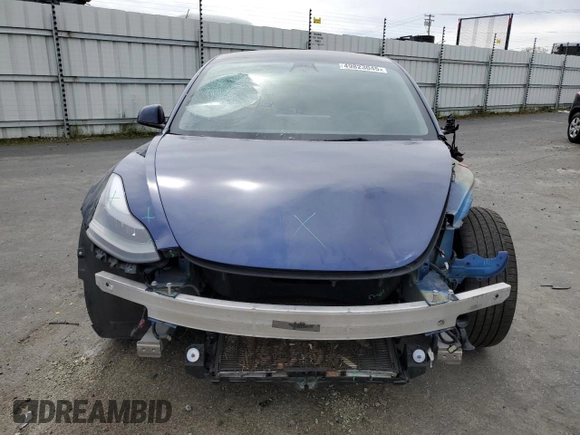 2023 Tesla Model 3 Long Range with VIN 5YJ3E1EB0PF388986, listed as a Copart auction lot 49823045 with 93,870 mi miles and Salvage Title. Bid and sale history available at DreamBid. Image 5.