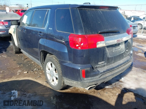 2017 GMC Terrain SLE with VIN 2GKFLSEK9H6184823, listed as a IAAI auction lot 41419953 with 1 mi miles. Bid and sale history available at carsss.com. Image 3.