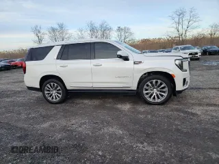 2021 GMC Yukon Denali with VIN 1GKS2DKL4MR143623, listed as a Copart auction lot 41826035 with 92,275 mi miles and Salvage Title. Bid and sale history available at carsss.com. Image 14.