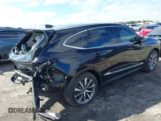 2025 Acura MDX w/Technology Package with VIN 5J8YD9H49SL003503, listed as a IAAI auction lot 41664451 with 3,574 mi miles. Bid and sale history available at carsss.com. Image 4.