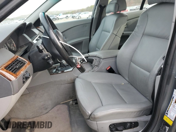 2007 BMW 5 Series 550i with VIN WBANB53507CP06606, listed as a Copart auction lot 50882285 with 127,910 mi miles and Clean Title. Bid and sale history available at DreamBid. Image 7.