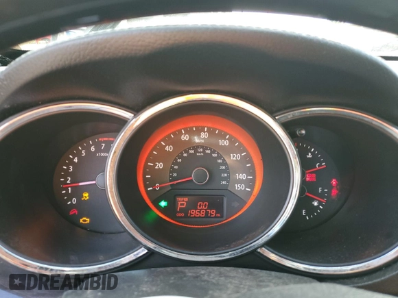 2013 Kia Sorento SX with VIN 5XYKW4A21DG365169, listed as a Copart auction lot 50491625 with 196,879 mi miles and Salvage Title. Bid and sale history available at carsss.com. Image 9.