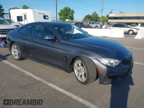 2014 BMW 4 Series 428i with VIN WBA3N7C57EK220498, listed as a IAAI auction lot 42608688 with 157,523 mi miles and . Bid and sale history available at DreamBid. Image 1.
