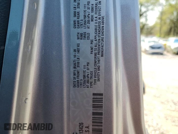 2021 Jeep Gladiator Freedom z VIN 1C6HJTAGXML513426, wystawiony jako Copart lot #51166095 z przebiegiem Nie podano mil oraz Szkoda całkowita • Salvage title. Historia ofert i sprzedaży dostępna na DreamBid. Obrazek 13.