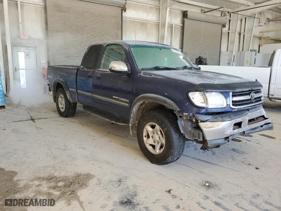 2002 Toyota Tundra SR5 with VIN 5TBBT44162S295589, listed as a Copart auction lot 46165925 with 187,857 mi miles and Salvage Title. Bid and sale history available at carsss.com. Image 4.