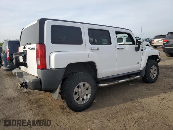 2007 Hummer H3 SUV with VIN 5GTDN13E678102441, listed as a Copart auction lot 54137965 with 199,890 mi miles and Salvage Title. Bid and sale history available at carsss.com. Image 3.