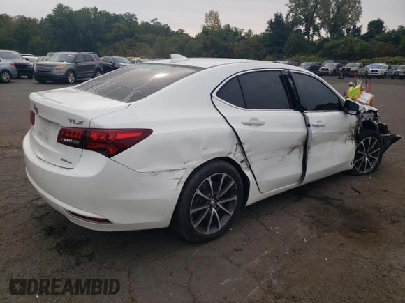 2017 Acura TLX V6 w/Technology Pkg with VIN 19UUB3F53HA003403, listed as a Copart auction lot 71724874 with 96,437 mi miles and Salvage Title. Bid and sale history available at carsss.com. Image 3.