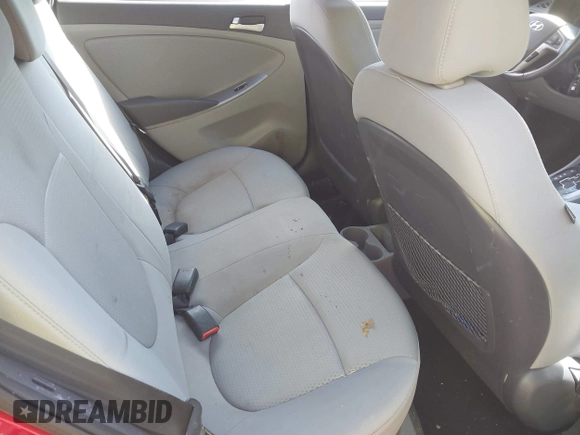 2015 Hyundai Accent Sport with VIN KMHCU5AE5FU200846, listed as a IAAI auction lot 41758805 with 84,987 mi miles. Bid and sale history available at carsss.com. Image 8.