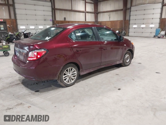 2021 Mitsubishi Mirage G4 ES with VIN ML32FUFJ9MHF03800, listed as a IAAI auction lot 41839537 with 40,120 mi miles. Bid and sale history available at carsss.com. Image 4.