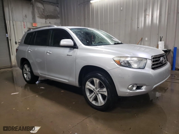 2008 Toyota Highlander Sport with VIN JTEDS43AX82036460, listed as a Copart auction lot 83095794 with 173,372 mi miles and Salvage Title. Bid and sale history available at carsss.com. Image 4.