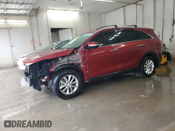 2016 Kia Sorento LX with VIN 5XYPG4A50GG177230, listed as a Copart auction lot 83551084 with 93,465 mi miles and Salvage Title. Bid and sale history available at carsss.com. Image 1.