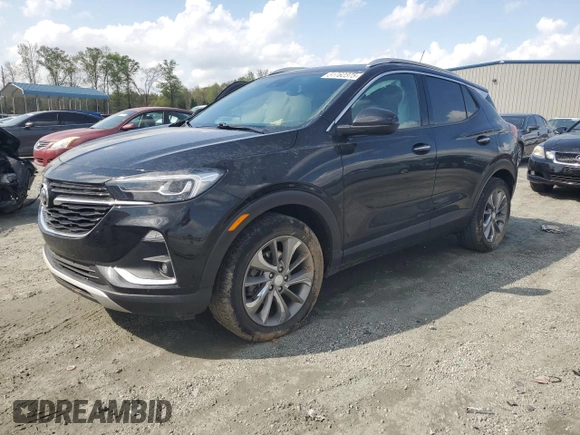 2023 Buick Encore GX Essence with VIN KL4MMFSL8PB041422, listed as a Copart auction lot 51762375 with 25,283 mi miles and Salvage title. Bid and sale history available at DreamBid. Image 1.