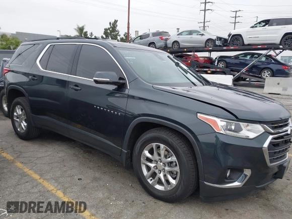 2020 Chevrolet Traverse LT Cloth with VIN 1GNERGKWXLJ320261, listed as a IAAI auction lot 42094336 with 51,063 mi miles. Bid and sale history available at carsss.com. Image 14.