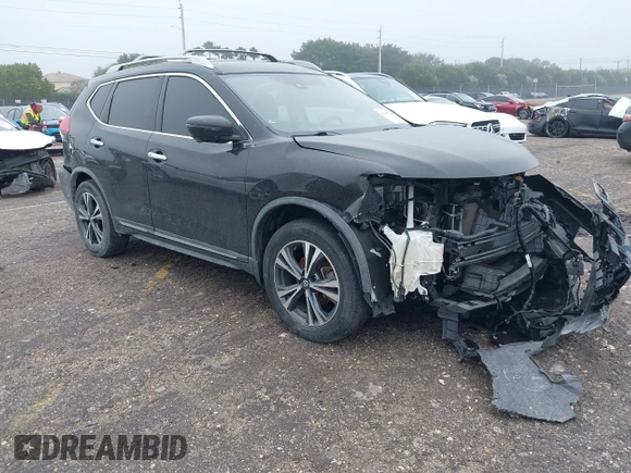 2017 Nissan Rogue SL with VIN JN8AT2MT9HW407176, listed as a IAAI auction lot 41406240 with 93,657 mi miles and . Bid and sale history available at DreamBid. Image 1.