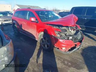 2017 Dodge Journey Crossroad Plus z VIN 3C4PDCGG7HT553993, wystawiony jako IAAI lot #41460861 z przebiegiem 150 692 mil mil oraz . Historia ofert i sprzedaży dostępna na DreamBid. Obrazek 1.