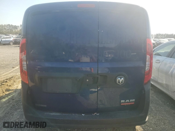 2018 Ram ProMaster City Cargo Van Tradesman with VIN ZFBERFAB5J6K09198, listed as a Copart auction lot 50823875 with 79,667 mi miles and Salvage Title. Bid and sale history available at carsss.com. Image 6.