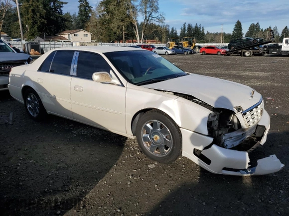 2002 Cadillac DeVille DTS with VIN 1G6KF57972U298182, listed as a Copart auction lot 80925674 with 89,416 mi miles and Salvage Title. Bid and sale history available at carsss.com. Image 4.