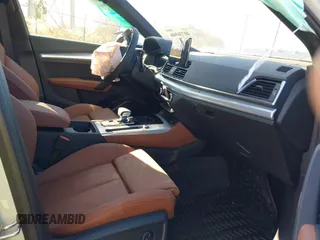 2024 Audi Q5 S line Premium Plus with VIN WA1EAAFY1R2143511, listed as a IAAI auction lot 40736946 with 1,125 mi miles and . Bid and sale history available at DreamBid. Image 5.