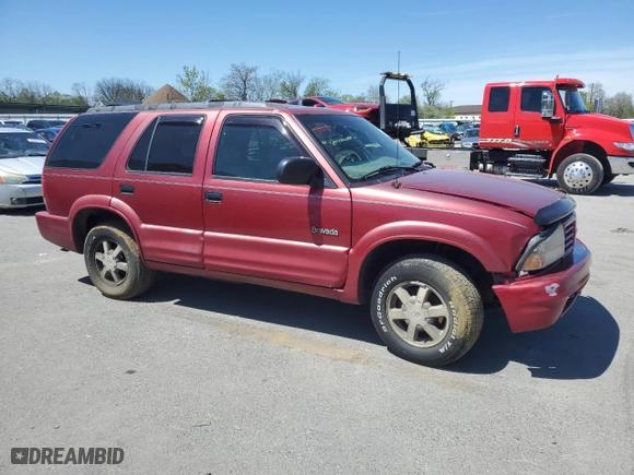 2001 Oldsmobile Bravada with VIN 1GHDT13W012174620, listed as a Copart auction lot 50523084 with NaN miles and Salvage Title. Bid and sale history available at carsss.com. Image 4.