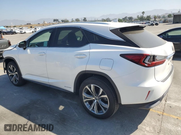 2018 Lexus RX 450h with VIN 2T2BGMCA3JC027017, listed as a Copart auction lot 59182395 with 26,937 mi miles and Salvage title. Bid and sale history available at DreamBid. Image 2.