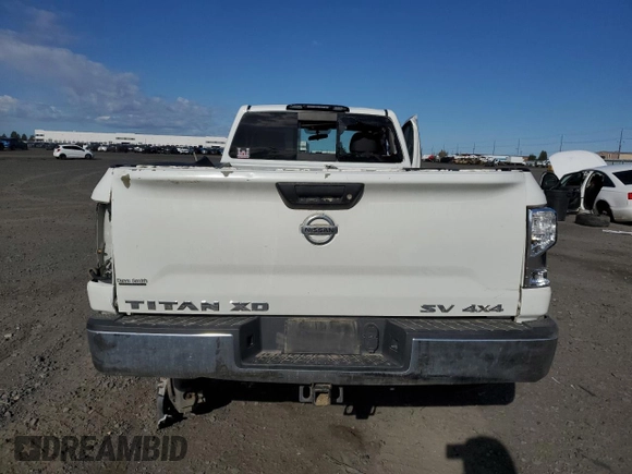 2017 Nissan Titan with VIN 1N6BA1RP7HN536578, listed as a Copart auction lot 53859555 with 39,271 mi miles and Salvage title. Bid and sale history available at DreamBid. Image 6.
