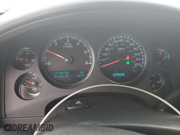 2012 GMC Yukon SLT with VIN 1GKS1CE0XCR246851, listed as a Copart auction lot 45720045 with 191,741 mi miles and Salvage Title. Bid and sale history available at carsss.com. Image 9.