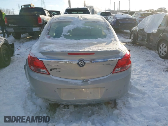 2011 Buick Regal CXL RL3 with VIN W04GR5EC5B1014102, listed as a IAAI auction lot 41318888 with 78,177 mi miles and . Bid and sale history available at DreamBid. Image 16.