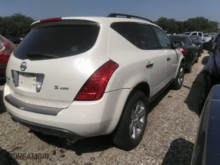 2006 Nissan Murano SL with VIN JN8AZ08W36W513675, listed as a IAAI auction lot 35168279 with 187,333 mi miles. Bid and sale history available at carsss.com. Image 4.
