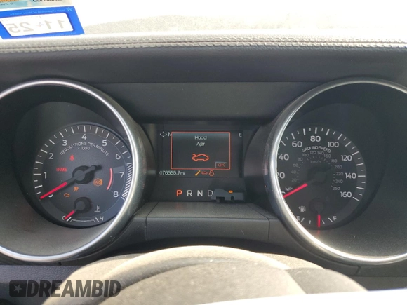2019 Ford Mustang EcoBoost with VIN 1FA6P8TH4K5192539, listed as a Copart auction lot 47582415 with 76,555 mi miles and Salvage title. Bid and sale history available at DreamBid. Image 9.