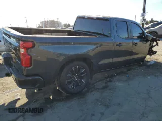 2020 Chevrolet Silverado 1500 Custom with VIN 1GCRWBEK1LZ311786, listed as a Copart auction lot 77437184 with 84,746 mi miles and Salvage Title. Bid and sale history available at carsss.com. Image 3.