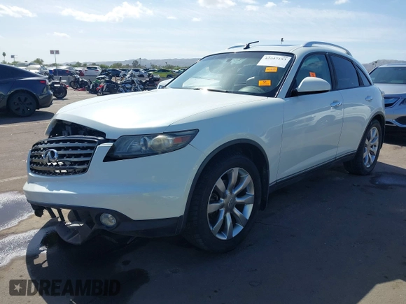 2005 Infiniti FX35 with VIN JNRAS08W55X204394, listed as a IAAI auction lot 42047153 with 171,508 mi miles. Bid and sale history available at carsss.com. Image 17.