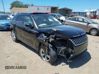 2019 Land Rover Range Rover Velar S with VIN SALYB2EN3KA216833, listed as a IAAI auction lot 42048452 with 35,144 mi miles and . Bid and sale history available at DreamBid. Image 1.