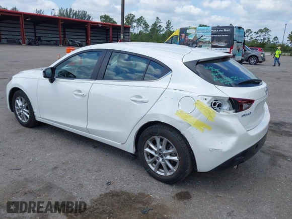 2016 Mazda 3 i Sport with VIN JM1BM1K70G1326608, listed as a IAAI auction lot 42064574 with 34,219 mi miles and . Bid and sale history available at DreamBid. Image 3.