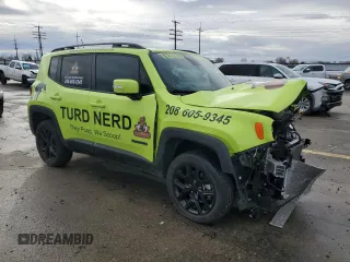 2018 Jeep Renegade Altitude with VIN ZACCJBBB1JPH70546, listed as a Copart auction lot 84764604 with 22,936 mi miles and Salvage title. Bid and sale history available at DreamBid. Image 4.